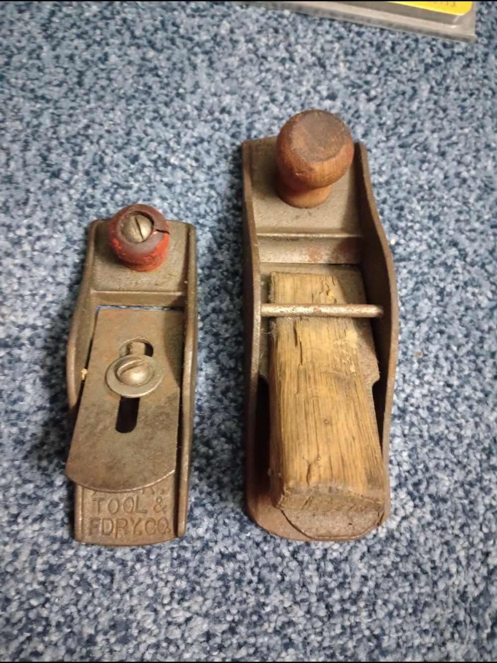 Vintage Tool & Foundry Co. Metal and Wood Hand Planes - Brown